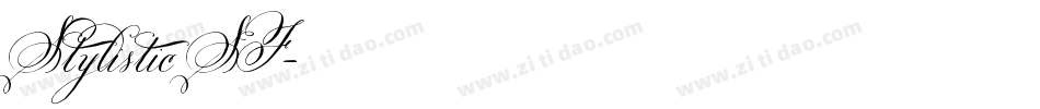 Stylistic SF字体转换
